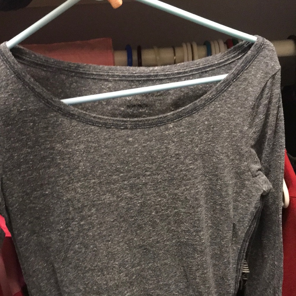 heathered long sleeve